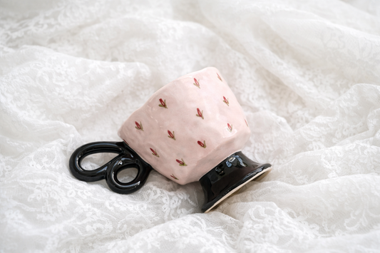 Artisan Pink Bloom Mug