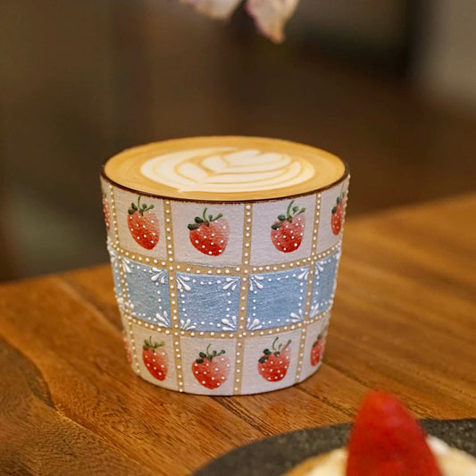 Strawberry Patch Artisan Cup