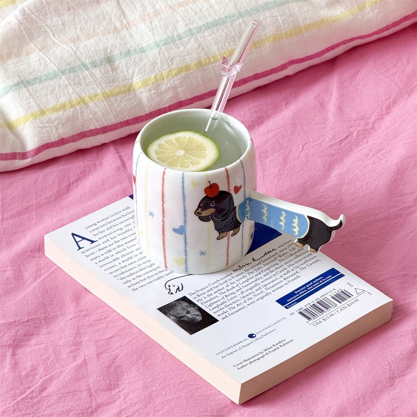 Cute Cartoon Ceramic Mug | Aesthetic Girly Tea Cup