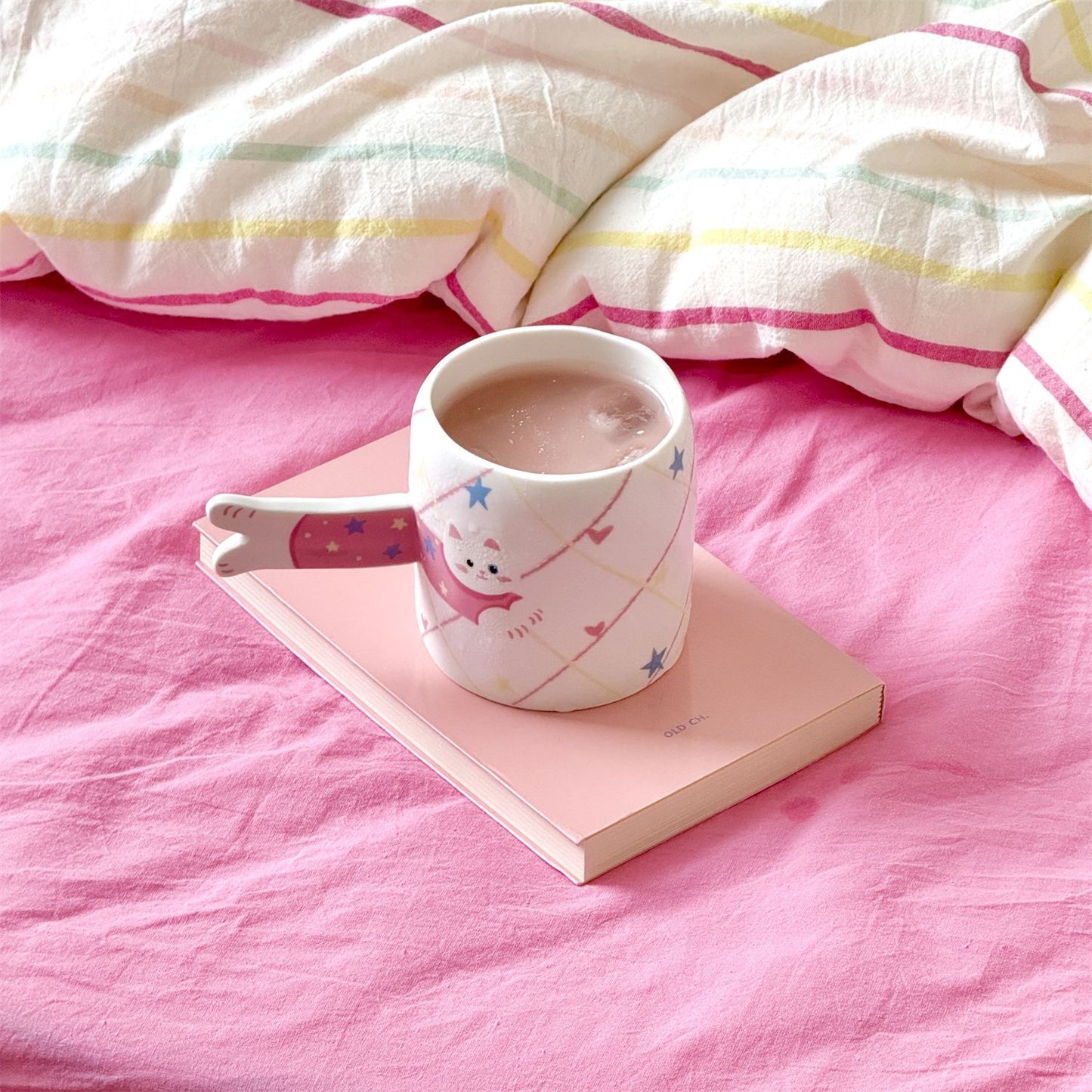 Cute Cartoon Ceramic Mug | Aesthetic Girly Tea Cup