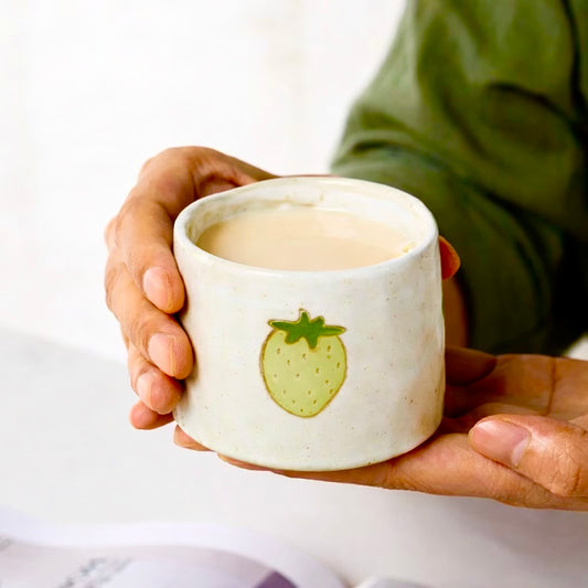 Handmade Strawberry Ceramic Mug