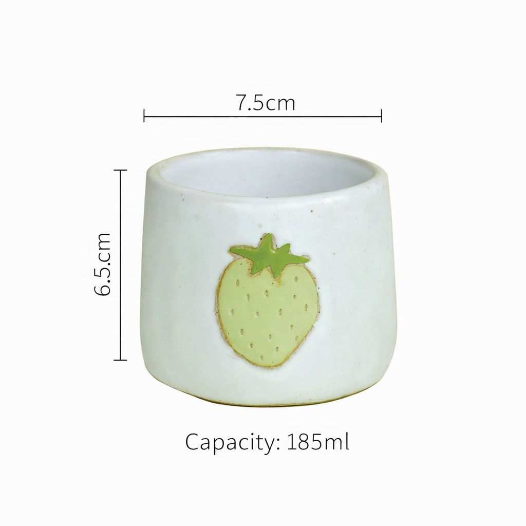Handmade Strawberry Ceramic Mug