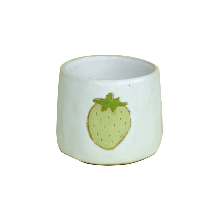 Handmade Strawberry Ceramic Mug
