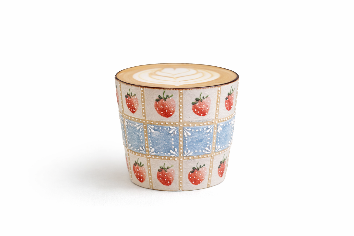 Strawberry Patch Artisan Cup